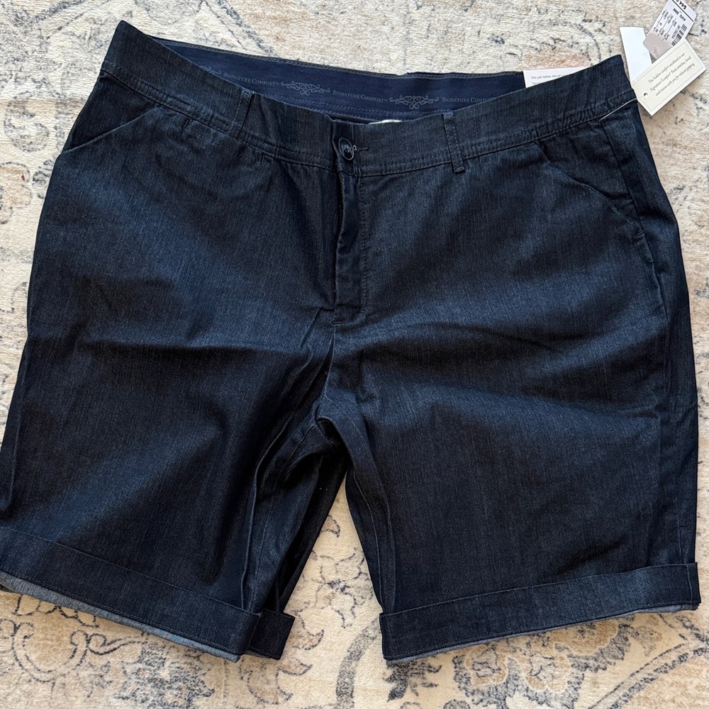 CJ Banks Dark Blue Women's Shorts